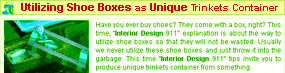 interior design of shoe boxes unique