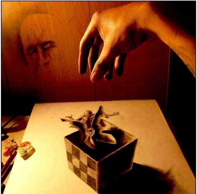 gaddafi: Incredible and Scary 3D Pencil Drawings wallpapers