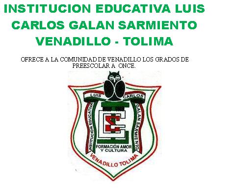 INSTITUCION EDUCATIVA LUIS CARLOS GALAN SARMIENTO