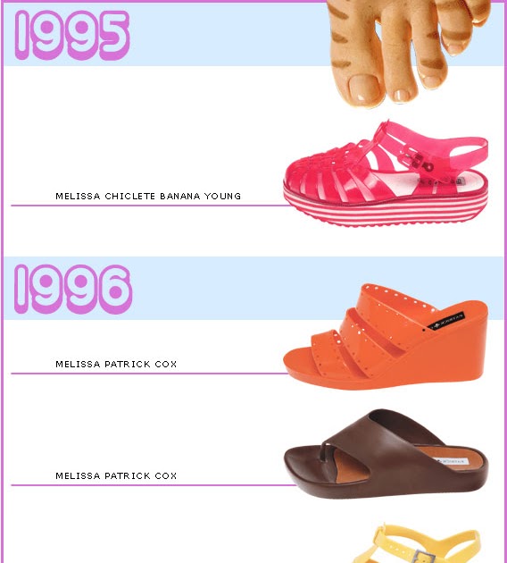 Manias de Maria modelos antigos de melissa 1990