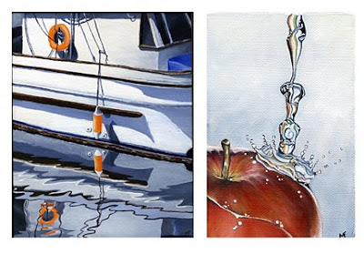watercolor candy painting
