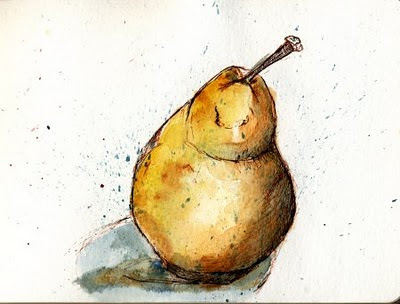 watercolour sketch painting