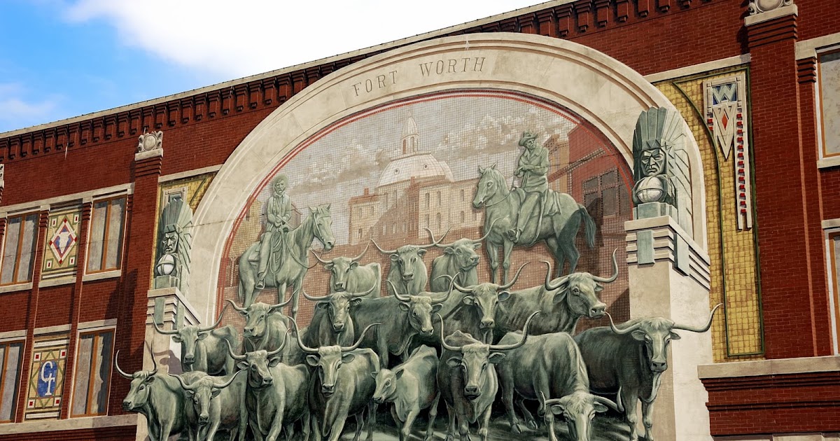 Digital Howie Photoworks Fort Worth Chisholm Trail 3D Mural