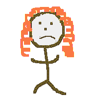 Sad Stick Figure
