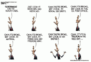 Obama: It's broke, but...