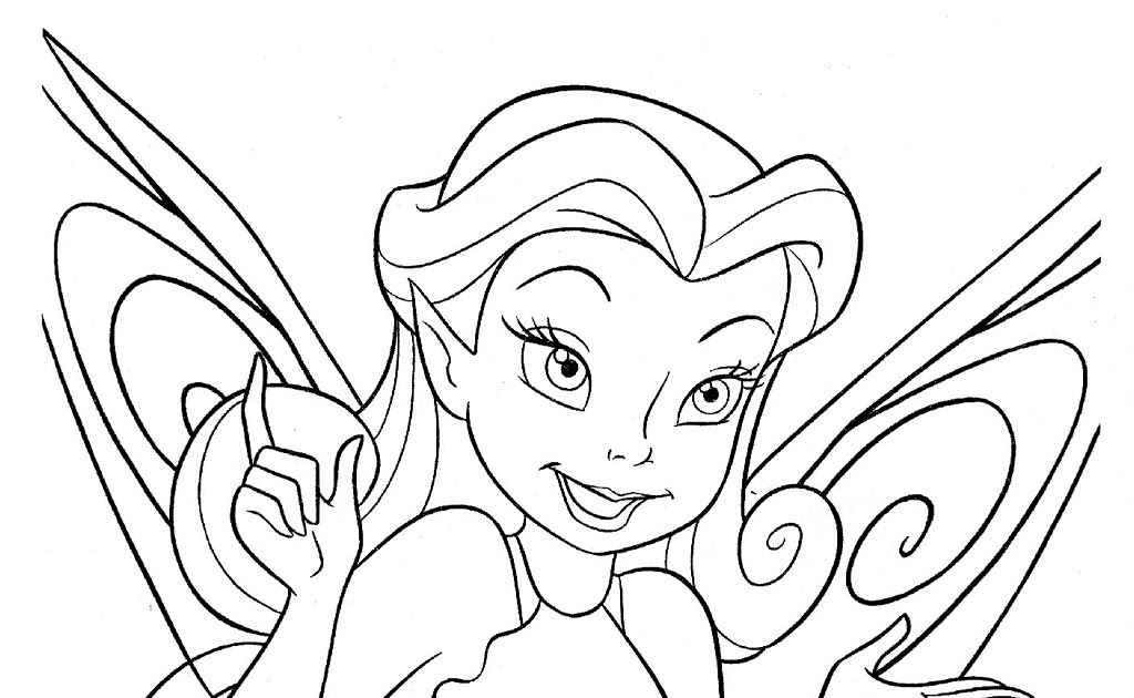 Disney Fairies Coloring Pages high resolution