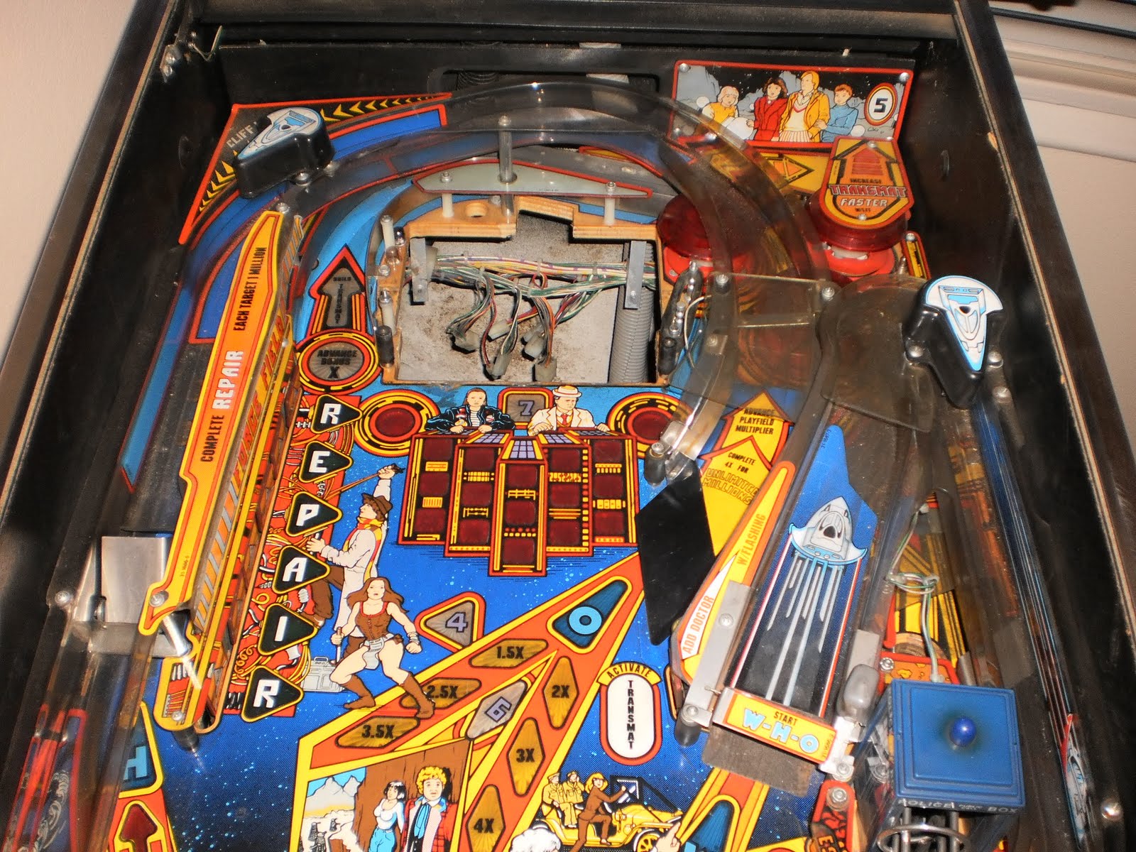 NMD's Pinball Blog Dr Who Pinball Problems / Work