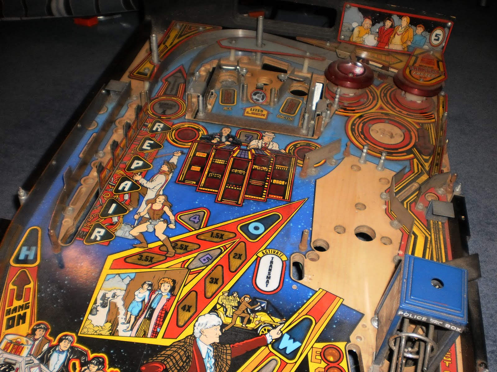 NMD's Pinball Blog Replacement playfield for Dr Who