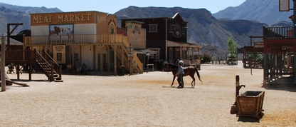 spaghetti western locations ugly bad good town
