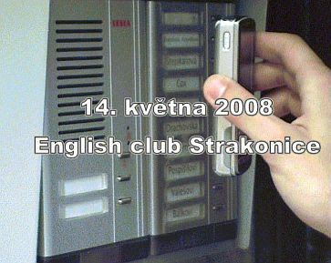video z English clubu ve Strakonicích, 14. 5. 2008