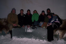 A well deserved finale drink at the Ice Hotel