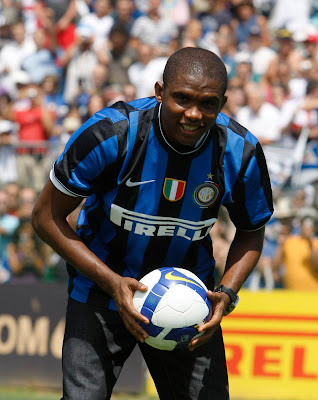 Inter Milan coach Jose Mourinho has warned Samuel Eto'o he will have to 