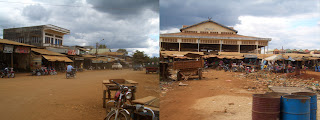 Ratanakiri - Banlung, streets and market in 2005 Ratanakiri - Banlung, streets and market in 2005