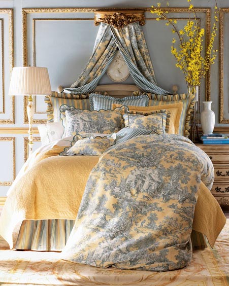 Blue And Yellow Toile Bedding Blue And Yellow Toile Bedding
