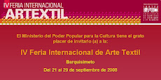 IV Feria Internacional Artextil. Del 10 al 16 de octubre 2008