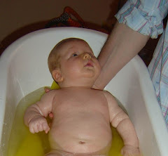 Owen enjoying his bath