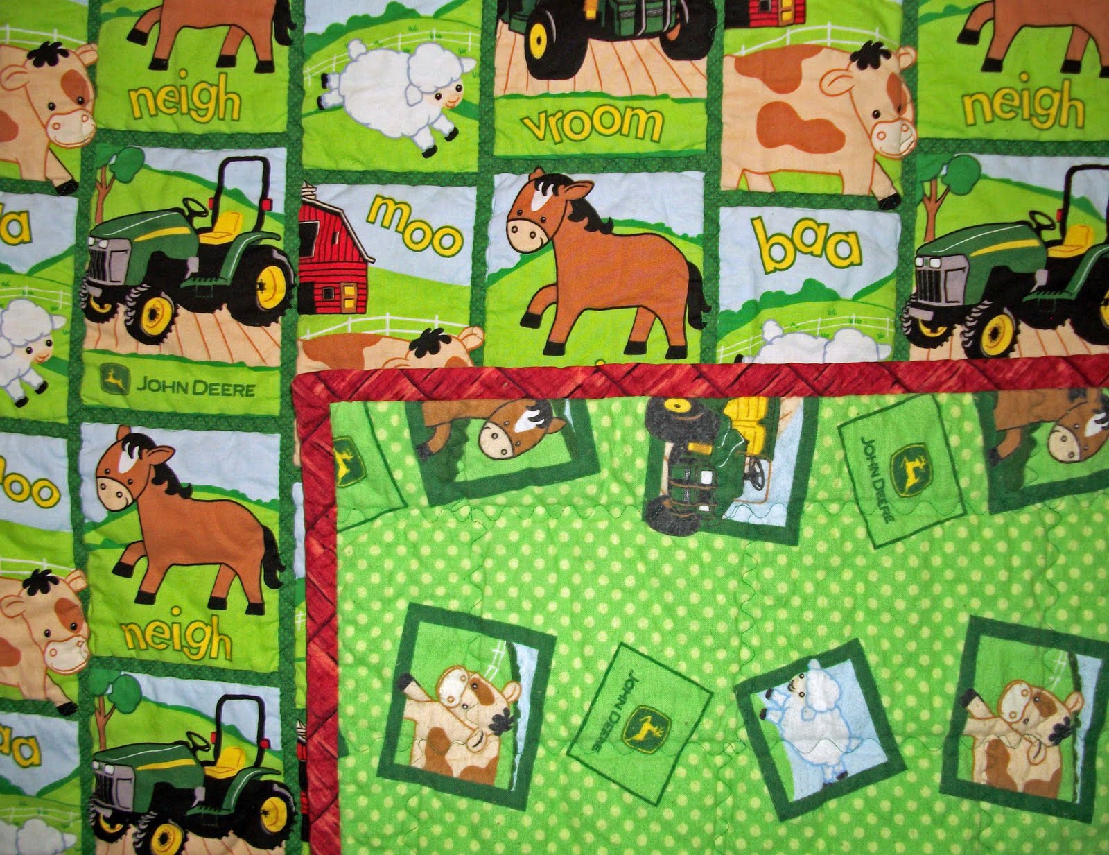 Little Jack's Corner John Deere Baby Quilt