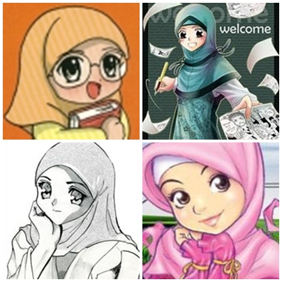 anime muslimah
