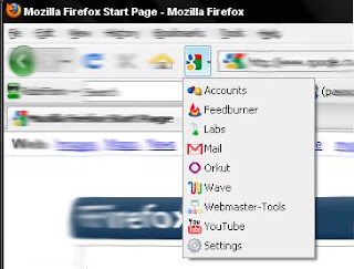 Firefox Add-Ons Google Shortcut -One-Click-Go Google Services