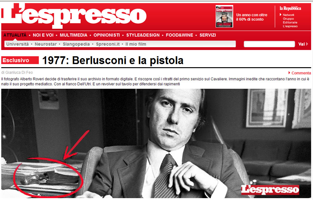 Berlusconi Pistola