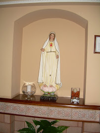 virgen de fatima en el hotel