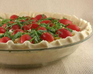 Tomato Basil Quiche