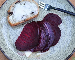 The best way to enjoy that first hot beet! 