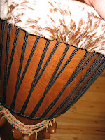 The really cool looking drum I rented for the class.