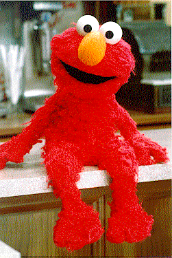 Syireen loves Elmo.