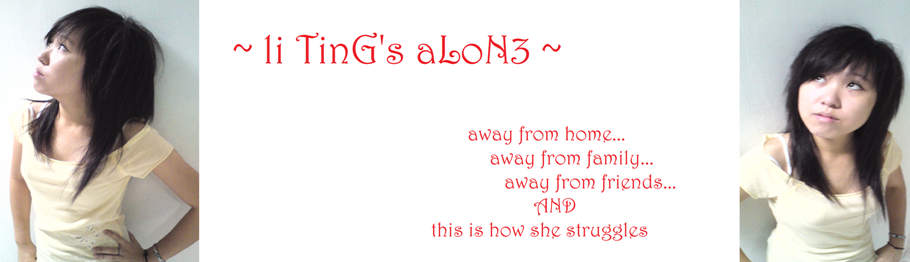 ~ li TinG's aLoN3 ~