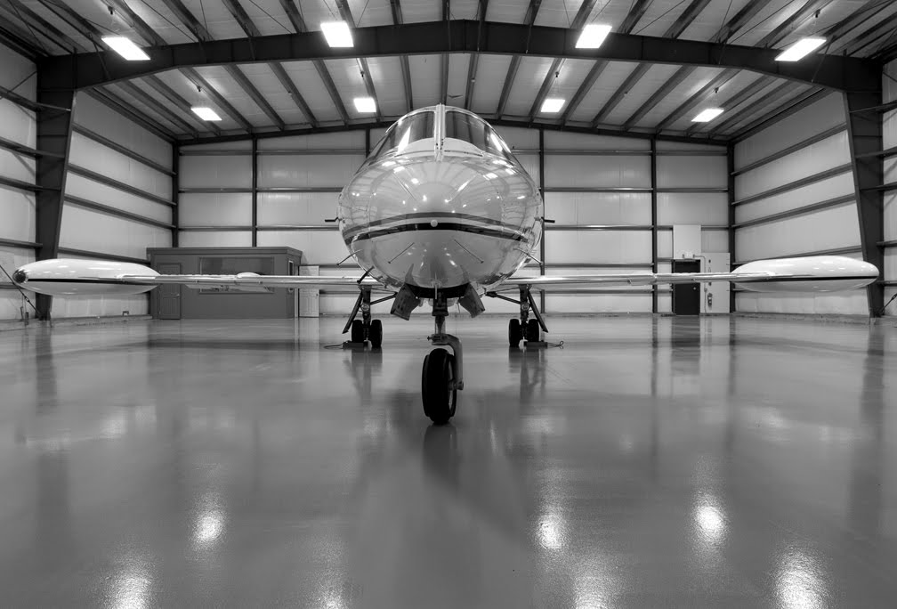 Michael James Photography Lawrence Municipal Airport Falcon Air Hangar.