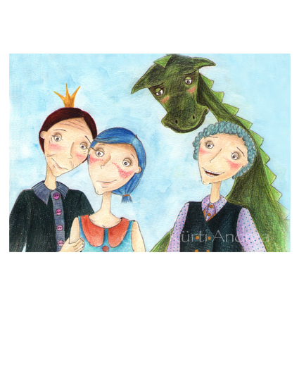 kürti andrea illusztráció illustration juliska christmas