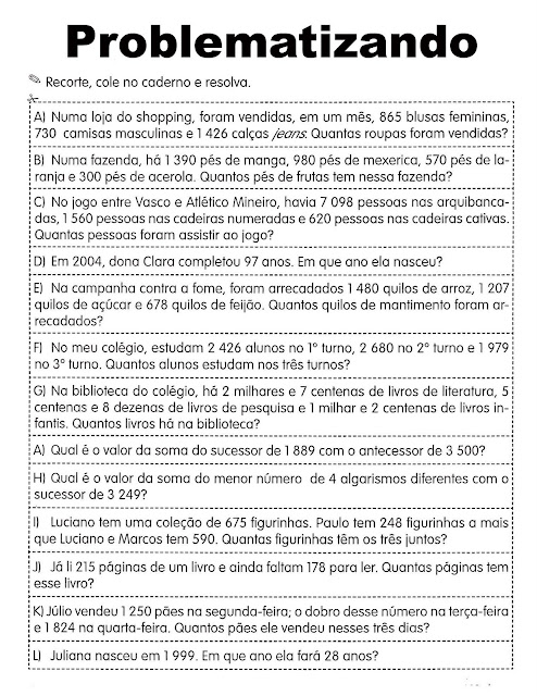 Resolução de situações problema exercicios resolvidos