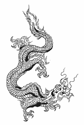 Dragon Tattoo Flash