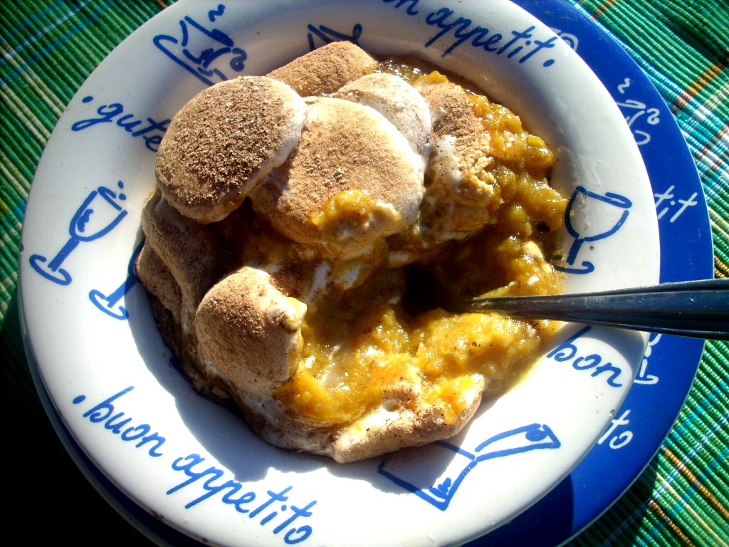 Canela kitchen (gloria) sweet potatoes and marshmallows dessert