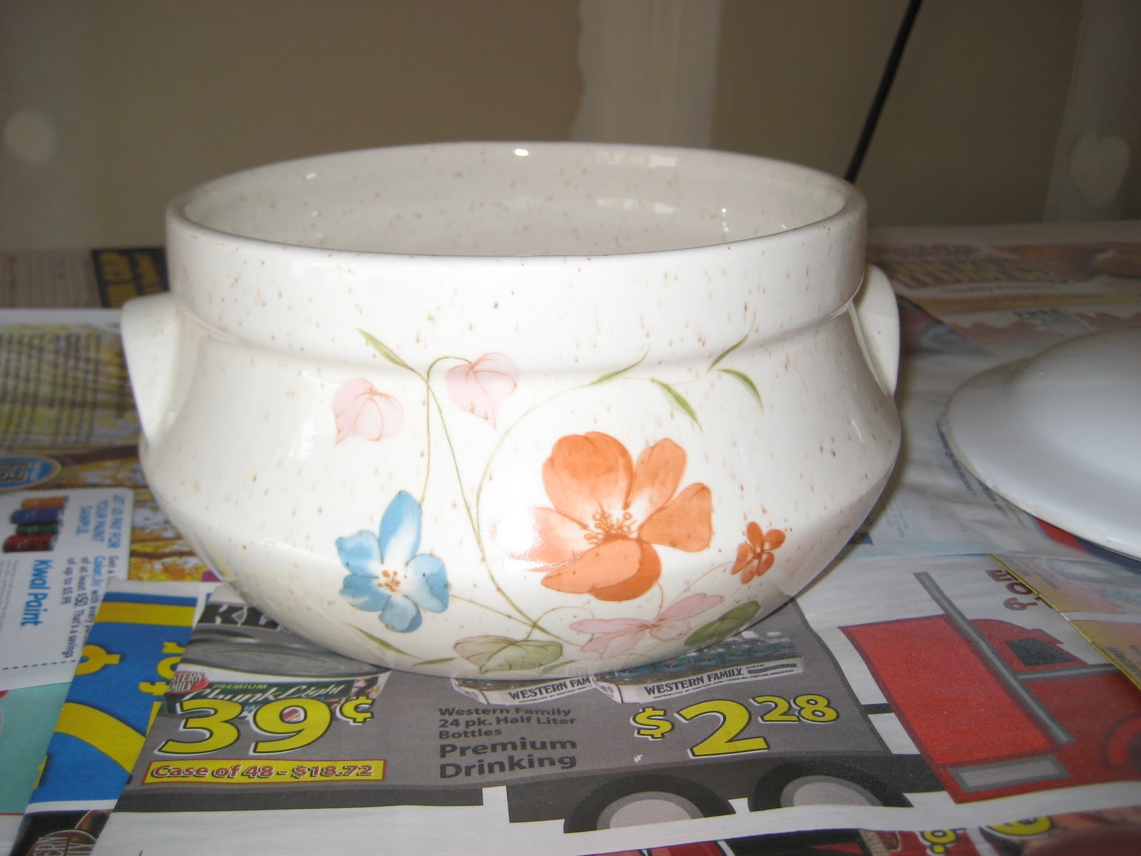 Paint Me Shabby Spray Painted Ceramic Dishes