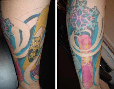 Lower Leg Tattoo with HUSH anesthetic on pictures of meaningful tattoos