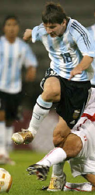 messi, delantero seleccion argentina en sudafrica 2010