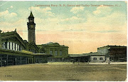 For more information on Hoboken's historic Lackawanna Terminal, click here: (dlw hoboken terminal exterior )