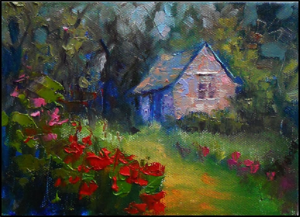 Cottage Garden Painting