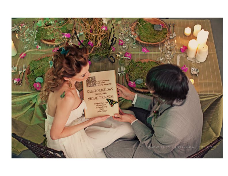 The Inspiration board for you shoot was an Enchanted Forest Wedding The Inspiration board for you shoot was an Enchanted Forest Wedding