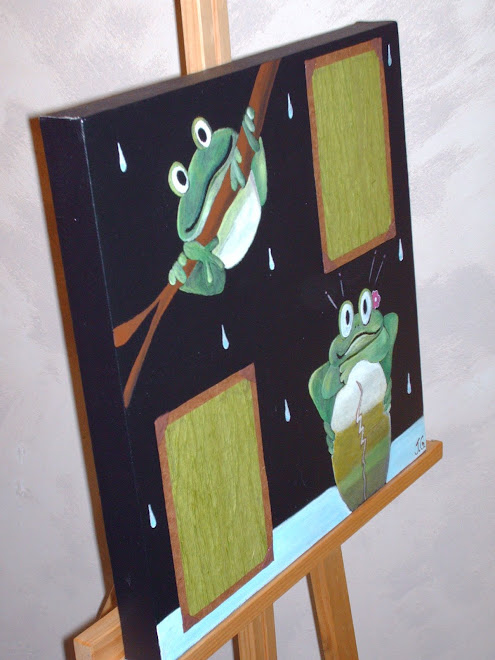 cadre photo grenouille