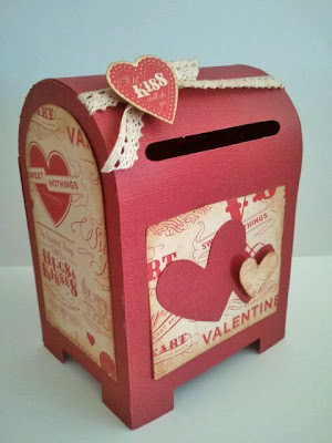All That Is Creative: SVGcuts.com Valentine Mailboxes