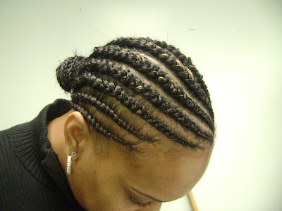 Feed in cornrows no knot cornrows