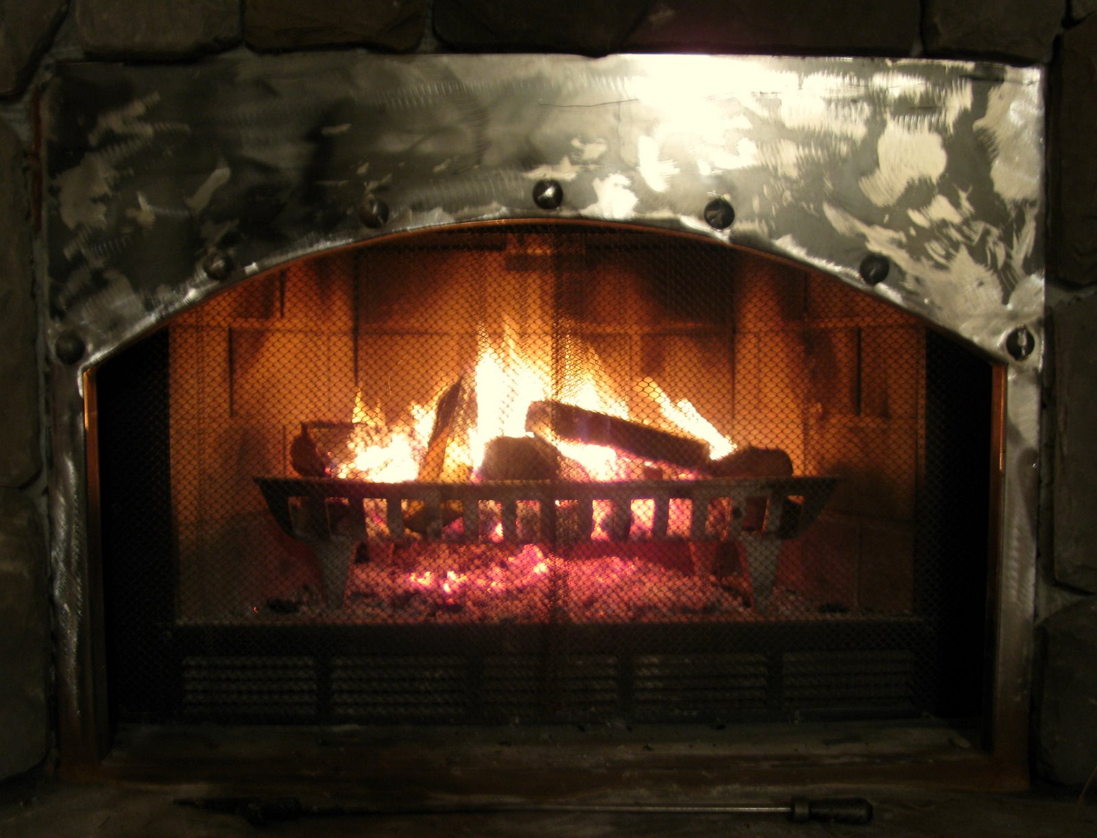 fireplace stone metal fire cultured junk interiors funky without plain massive revamping plate mantel creating distressed 2009