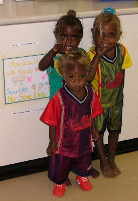 Gecko With Canon Aboriginal Kids