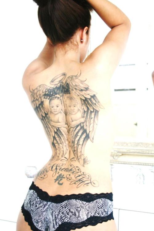 Wing Tattoos On Back For Girls. Back Tattoos, Girls Tattoos,