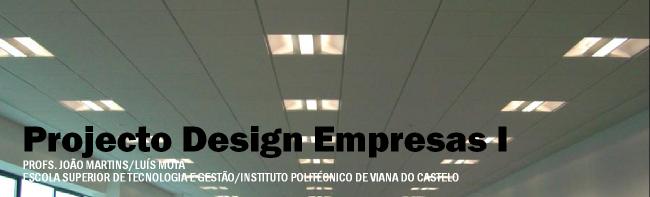 Projecto de design em empresas I