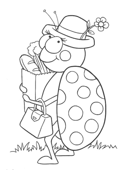 DESENHOS PARA PINTAR JOANINHA Desenho Joaninha ~ DESENHOS PARA PINTAR JOANINHA