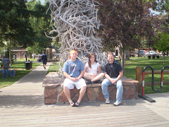 Dave, Sam and Beth, A quick stop in Jackson Hole